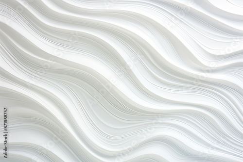 Frostweave Waves: White Cloth Background Abstract - Soft Wave Patterns for a Mesmerizing Visual Experience
