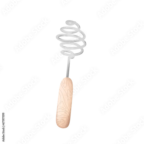 Watercolor Twirl Whisk