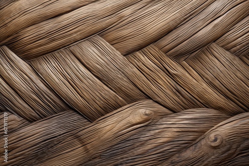 Knotted Wood: A Captivating Curved Wooden Wall Texture Background