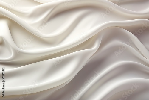 Lunar Essence: Smooth White Fabric Texture - Unique Surface Background