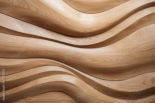 Organic Curve: Captivating Wooden Wall Texture Background