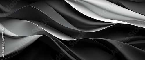 Gloomy Black white abstract background. Geometric shape