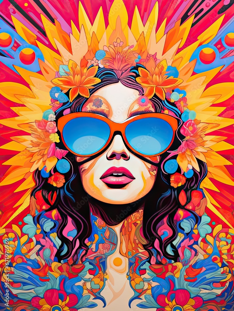 Psychedelic Pop Art: A Bold and Vibrant Aesthetic