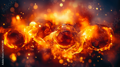 Fiery Abstract Background