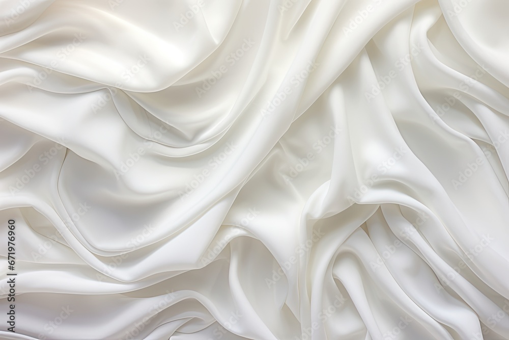 Obraz premium Ruffled Radiance: Soft Waves