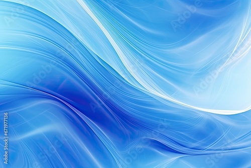 Sapphire Flux: Blue Abstract Background with Wave Texture Veils