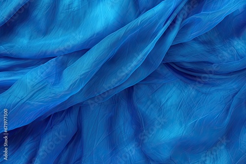 Sapphire Veil: Resembling Blue Abstract Background with Delicate Veil Texture