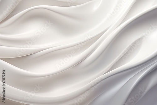 Satin Dunes: White Gray Satin Texture with Beautiful Soft Blur Pattern
