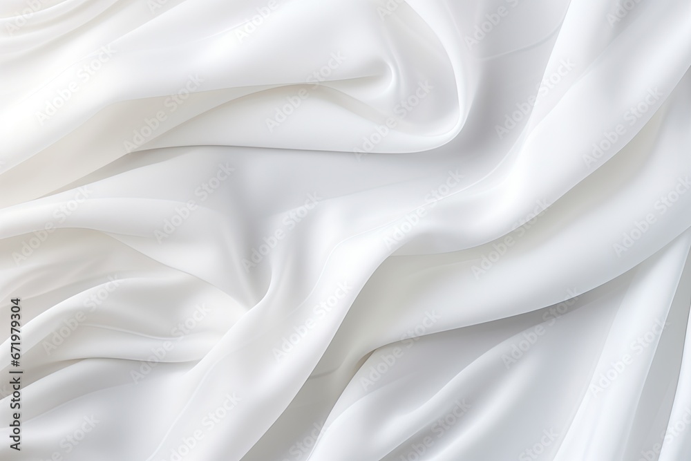 Subtle Fabric Waves: Abstract White Texture Background Subtle Fabric Waves: Abstract White Texture Background
