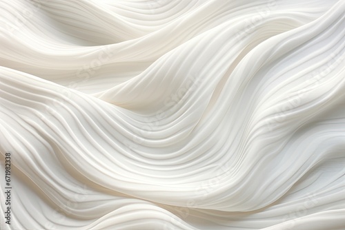 White Fabric Texture with Soft Abstract Waves: Weaving the Perfect Weft and Warp