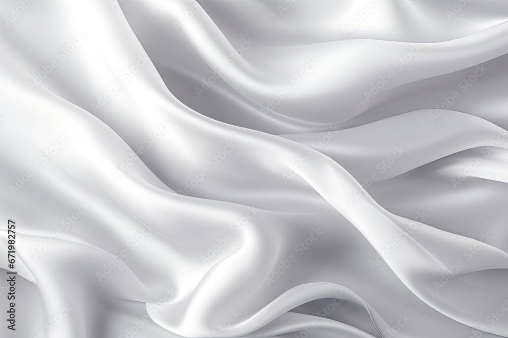 White Gray Satin Texture: A Beautiful Soft Blur Pattern