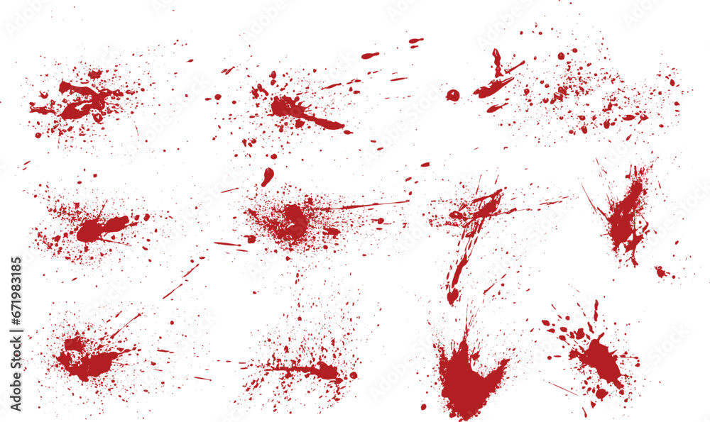 Collection of blood background