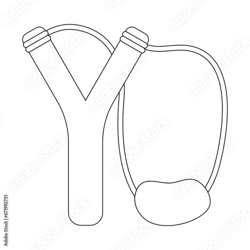 slingshot vector icon