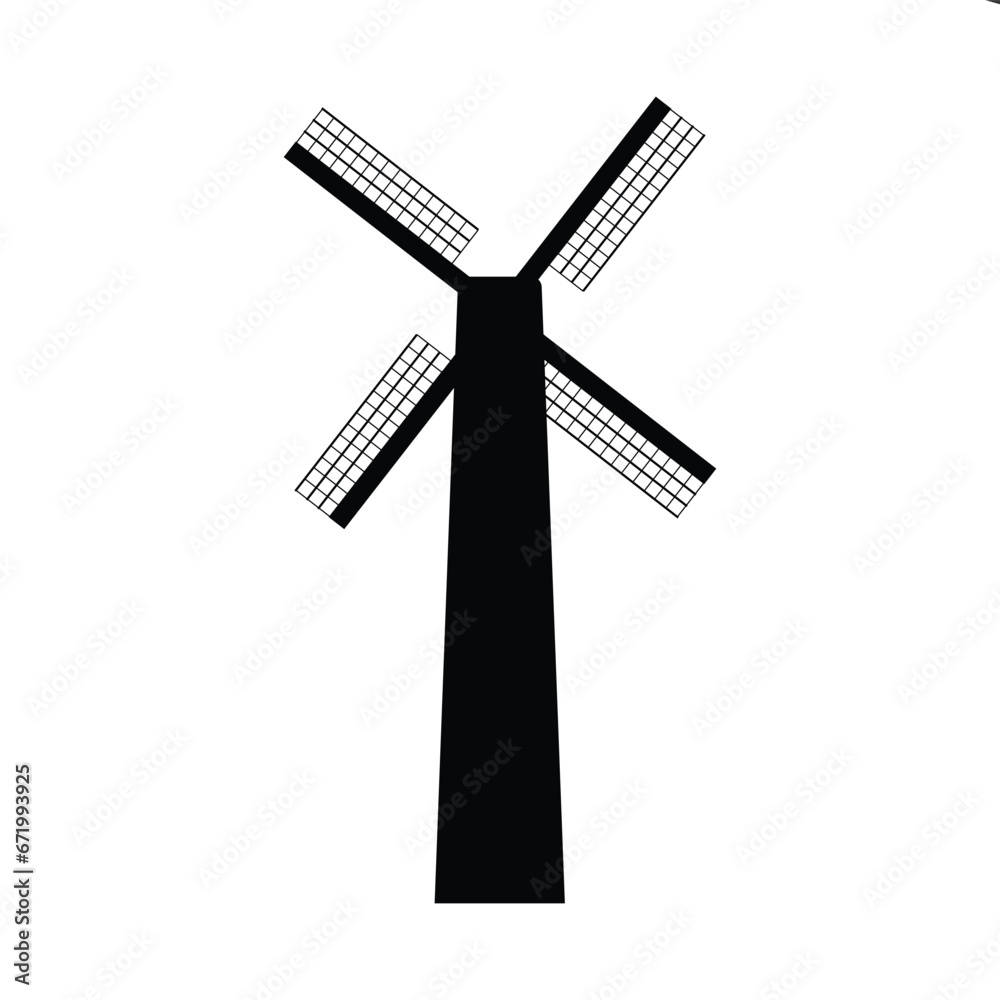 windmill icon vector