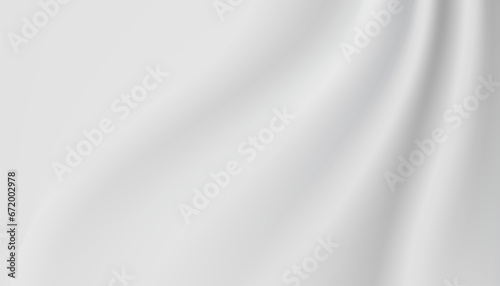 abstract blank white soft fabric cloth folding texture background for graphic design. eps vector	
