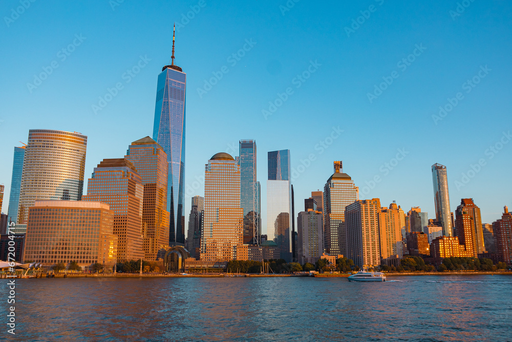 Fototapeta premium city skyline new york