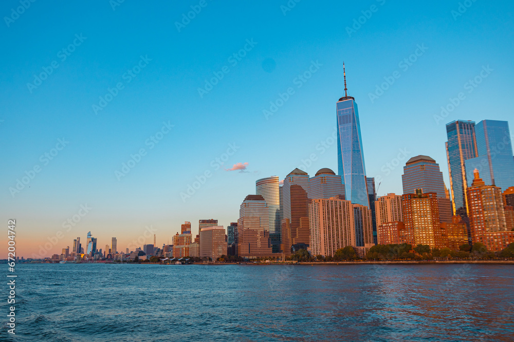 city skyline new york