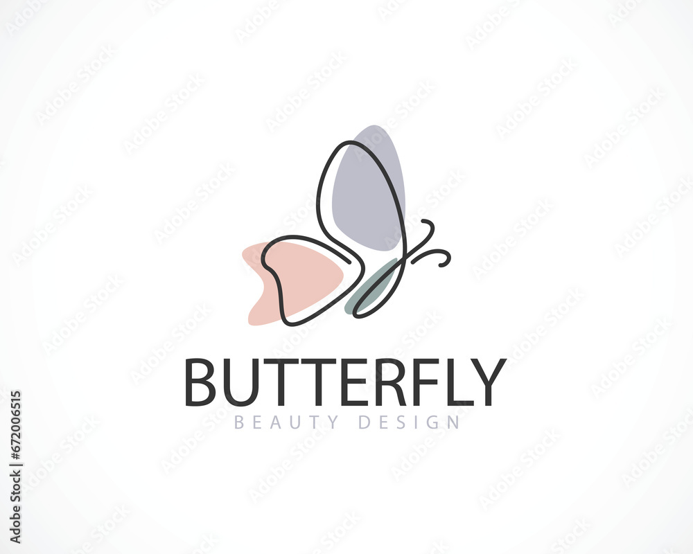 butterfly logo vector outline icon illustration design creative beauty nature butterfly logo vector outline icon illustration design creative beauty nature