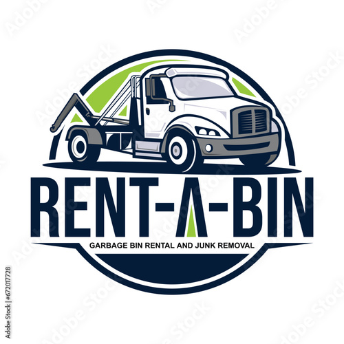 Dumpsters design logo - vector illustration, Dumpsters emblem design on a white background. suitable for you design need, logo, illustration, animation, etc