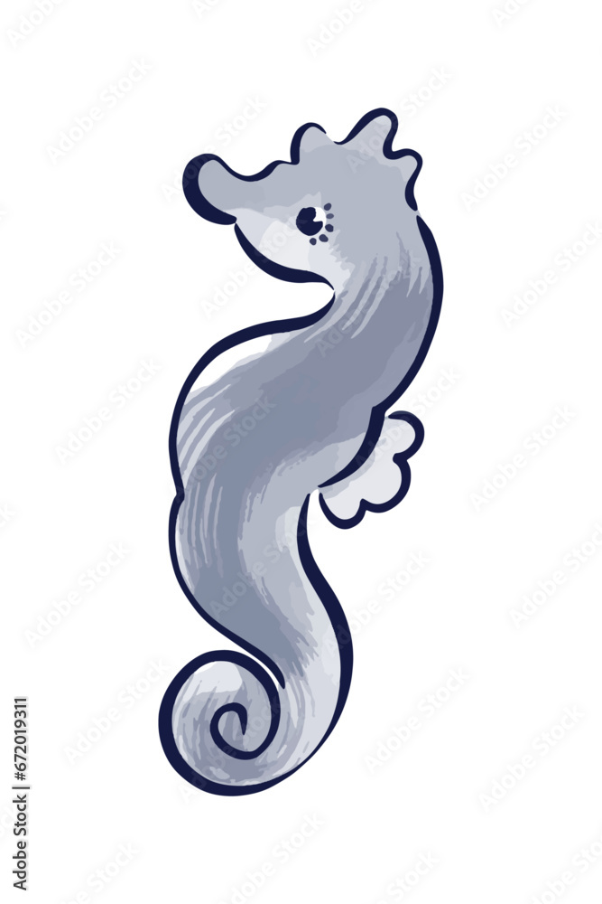筆、水墨画タッチのタツノオトシゴの和風イラスト
Brush and Sumi-e Style Japanese,Ink painting Illustration of Seahorses
筆、水墨画タッチのタツノオトシゴの和風イラスト
Brush and Sumi-e Style Japanese,Ink painting Illustration of Seahorses
