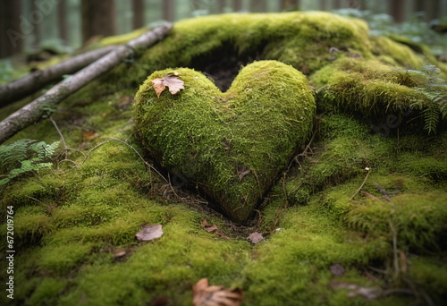 The Serene Beauty of a Forest Cemetery