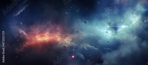 Release of a manipulated photo set in a fantasy galaxy setting