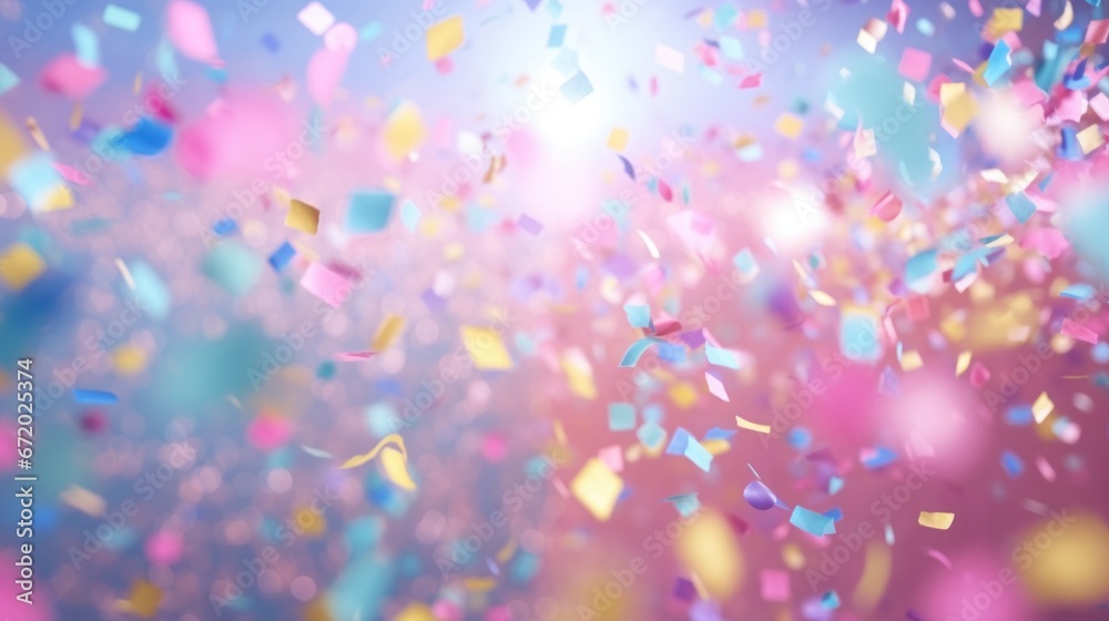 Colorful pastel confetti Colorful pastel confetti