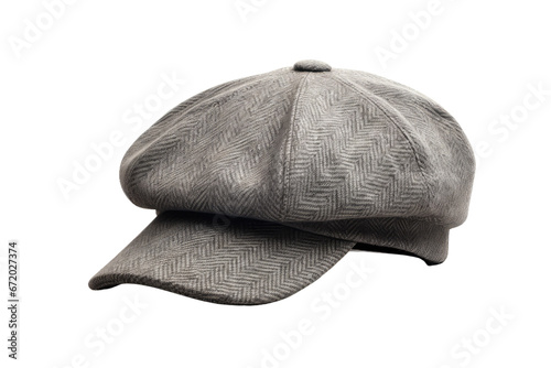 newsboy hat on isolated white background