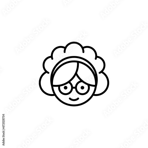 Wallpaper Mural Grandma logo line art Torontodigital.ca