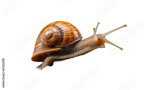 Secrets of the Shell A Closer Look at Snail Habitat on White or PNG Transparent Background.