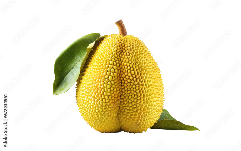 The Tropical Giant Embracing the Flavorful Jackfruit on White or PNG Transparent Background. The Tropical Giant Embracing the Flavorful Jackfruit on White or PNG Transparent Background.