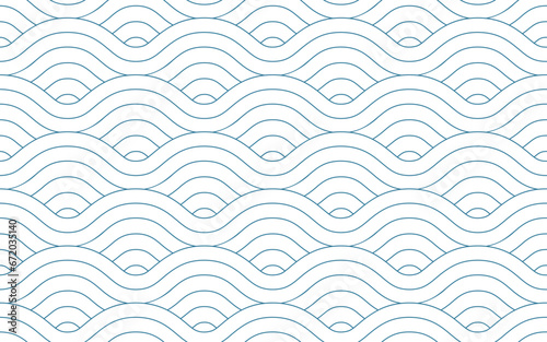 Seamless background with wave pattern