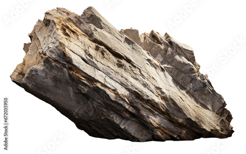 Earth Unrefined Gem The Beauty of Rough Rock on White or PNG Transparent Background.