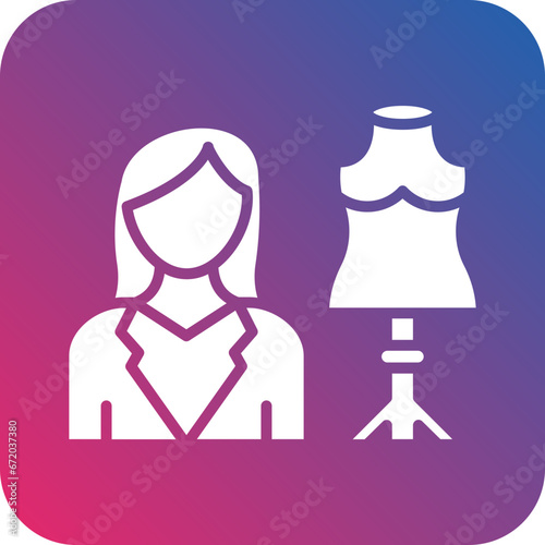 Vector Design Fashion Designer Icon Style