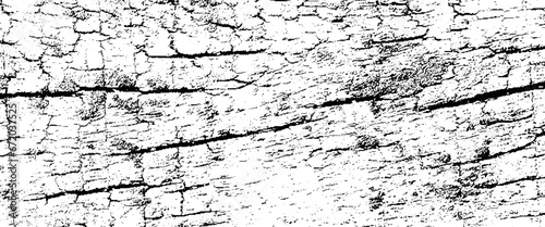 Vector wooden texture with scratches and seamless broken cracks transparent background.