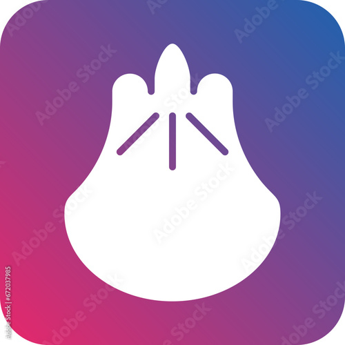 Vector Design Dumplings Icon Style