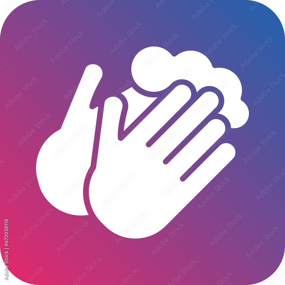 Obraz premium Vector Design Hand Washing Icon Style