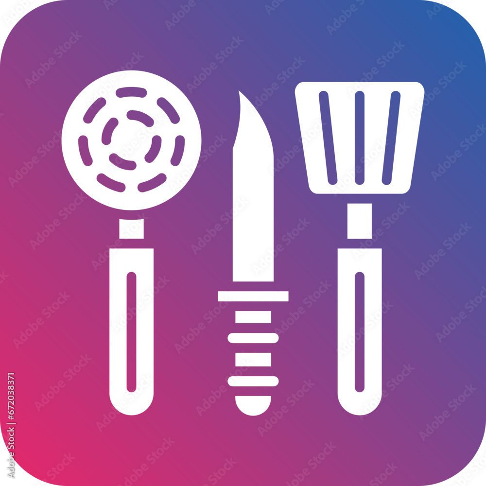 Vector Design Kitchen Utensil Icon Style