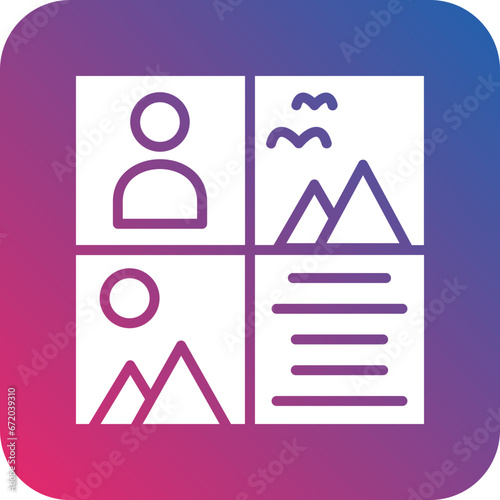 Vector Design Storyboard Icon Style