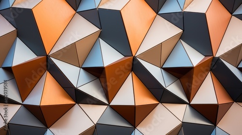 Triangle Poligon Colorful Abstract futuristic Background