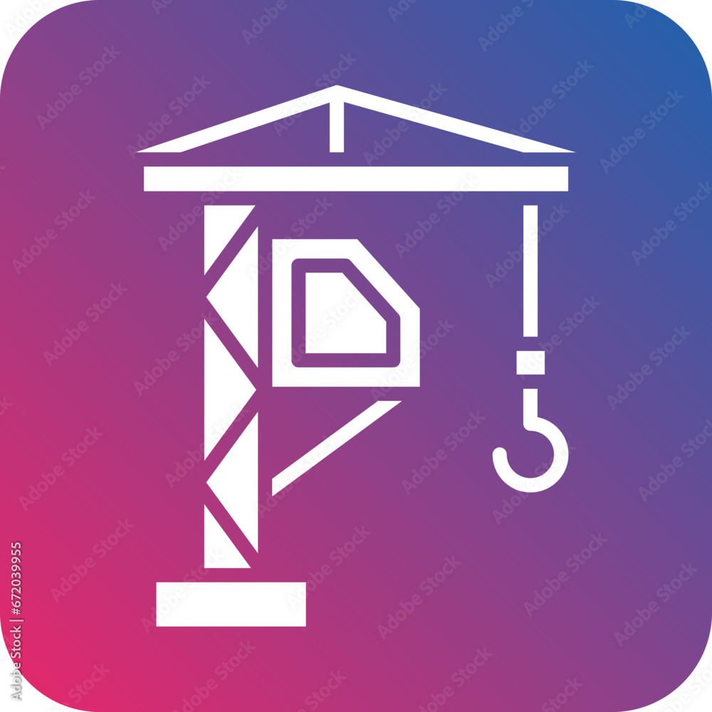Vector Design Crane Icon Style