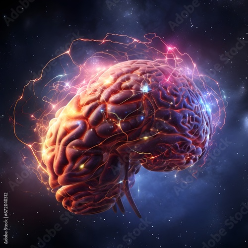  Iconic Giant Brain in Space