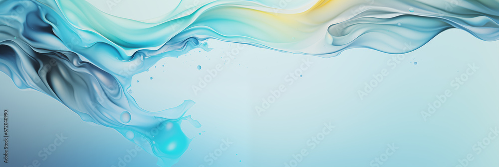 Fluid art background banner, liquid, marble, gorizontal print, space for text Fluid art background banner, liquid, marble, gorizontal print, space for text