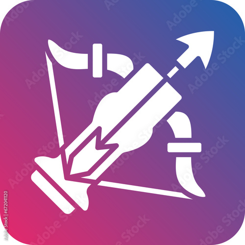 Vector Design Crossbow Icon Style