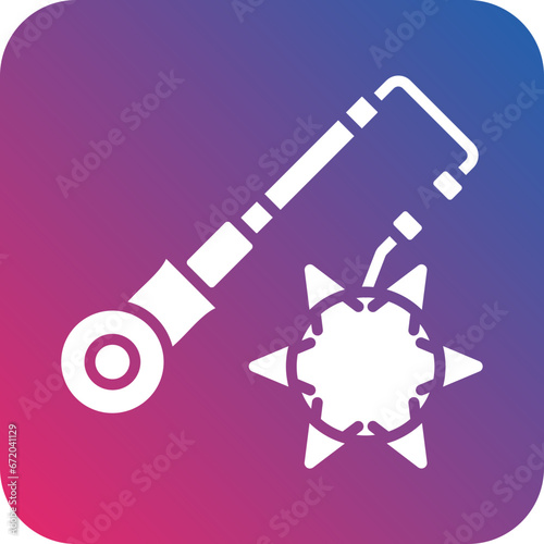 Vector Design Flail Icon Style