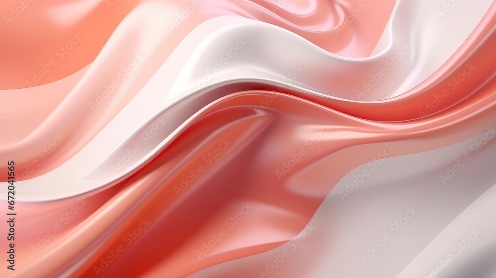 Obraz premium a soft colorful background with a smooth, flowing fabric design in the center of the image is a soft colorful background with a smooth, flowing fabric design in the middle.
