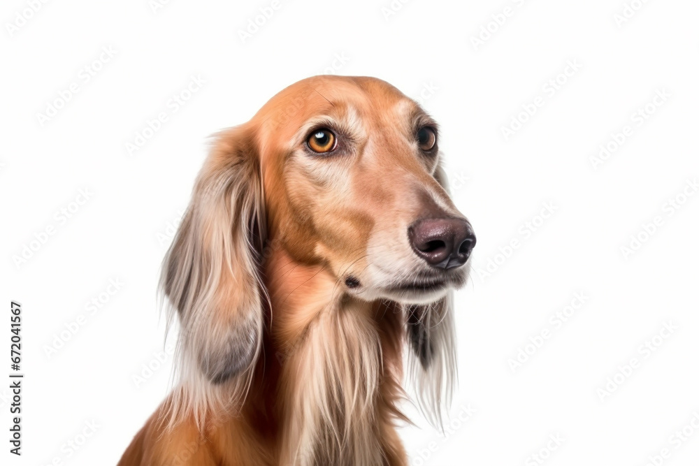 Portrait of Saluki dog 