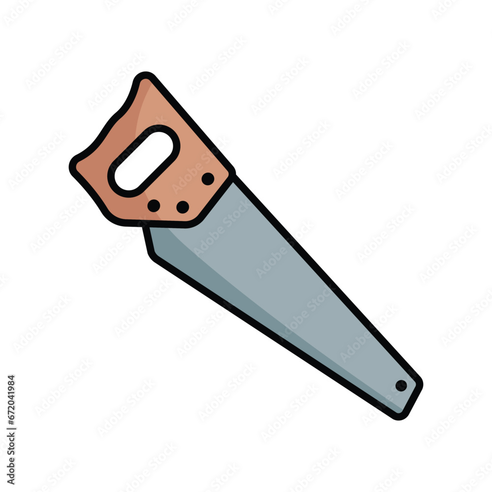 hand saw icon vector design template simple and clean hand saw icon vector design template simple and clean