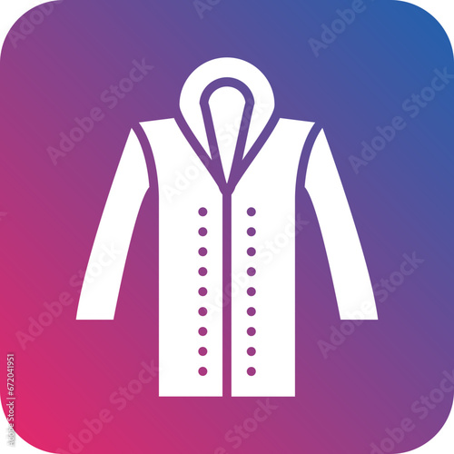 Vector Design Raincoat Icon Style