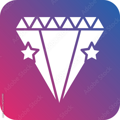 Vector Design Diamonds Icon Style